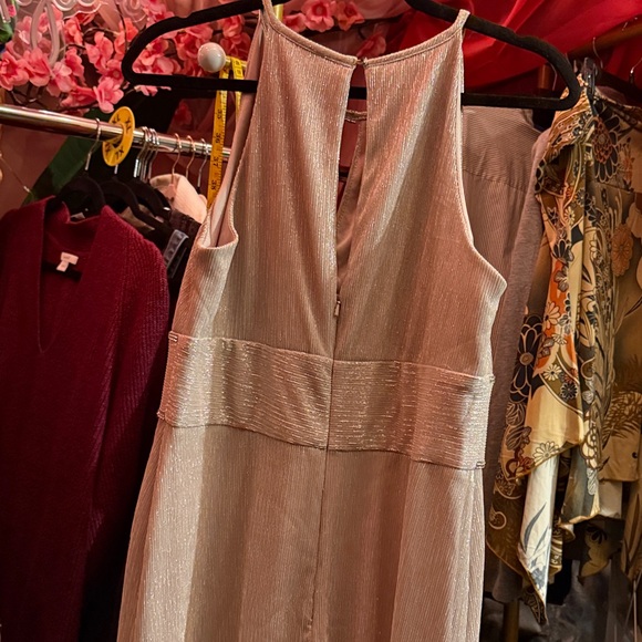 Oleg Cassini Shimmering silver Dress - Picture 3 of 3